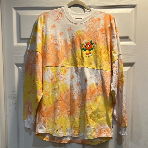 Disney Parks Orange Bird Hello Sunshine Spirt Jersey Shirt S Tee Epcot - Picture 1 of 12